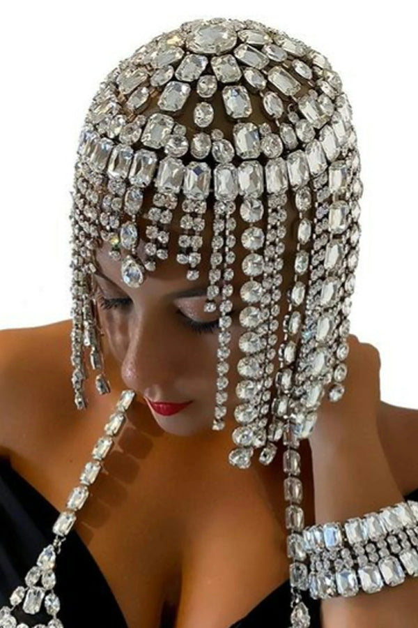 Anthoni Crystal Fringe Hairband