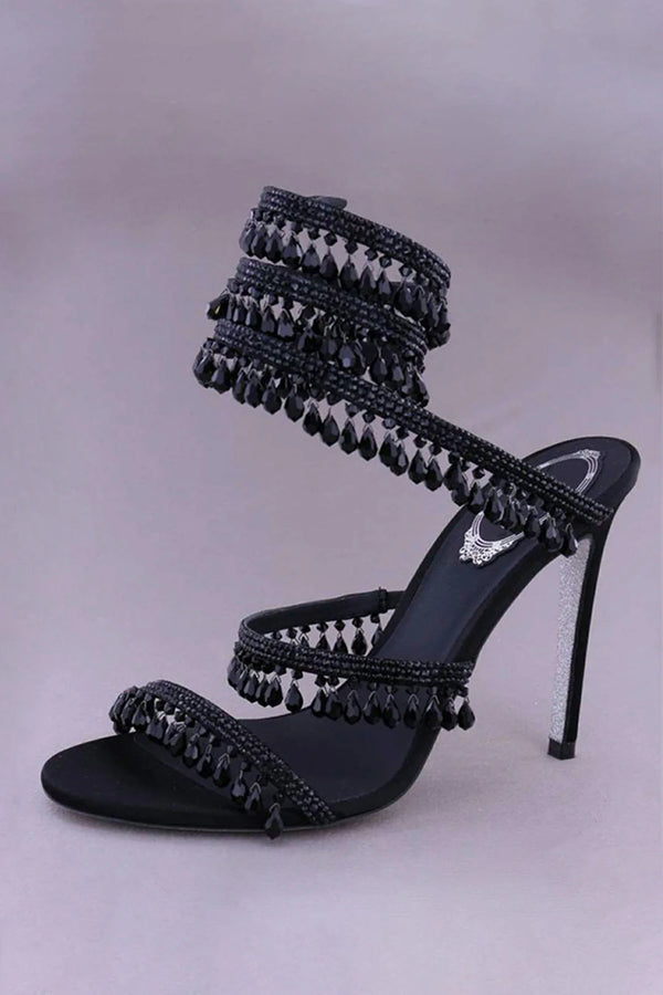 Brytin Diamond Fringe Heels