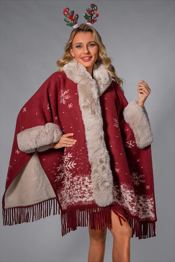 Oda Christmas Hat Shawl