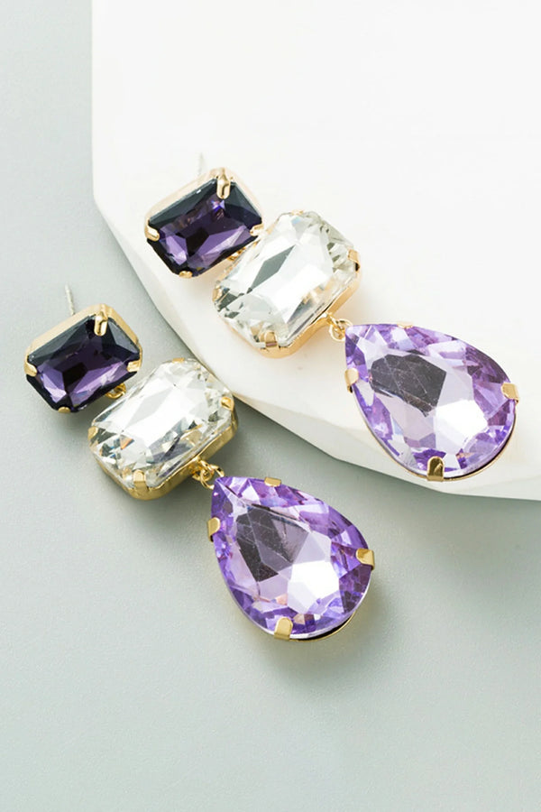 Azalea Diamond & Crystal Earrings